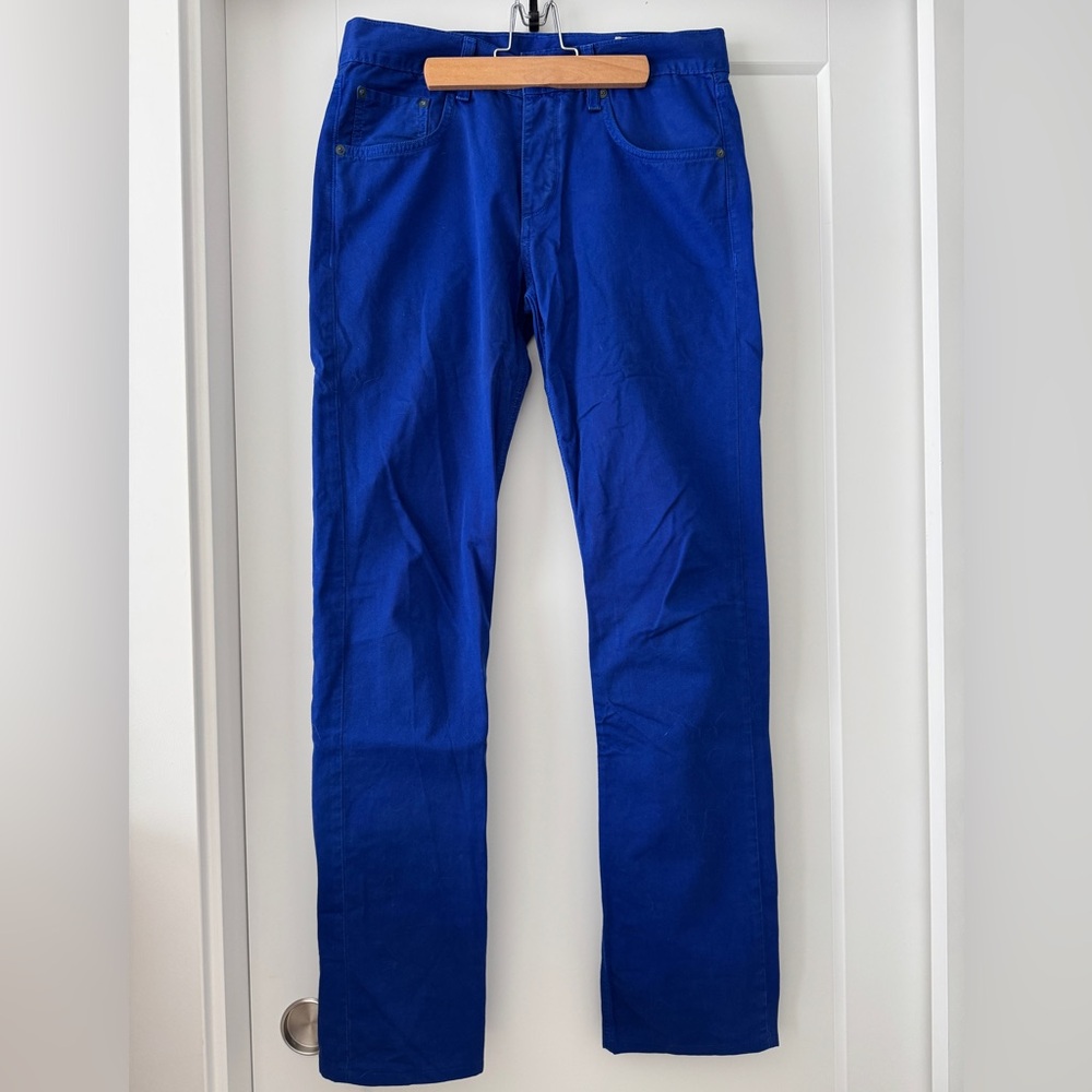 Rag & Bone RB15X Slim Straight Blue Chino Pants Men's 29x31 5-Pocket